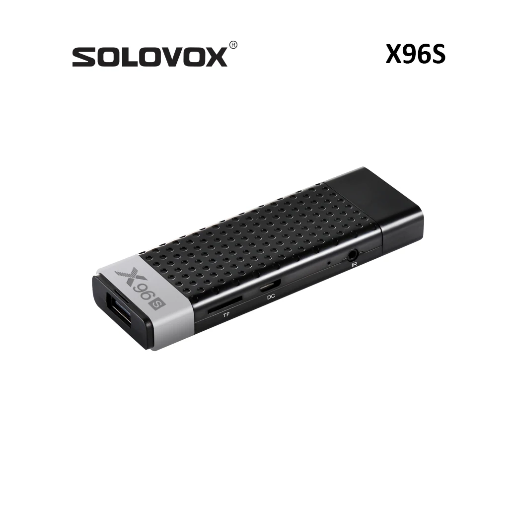 Приставка Смарт-ТВ SOLOVOX Android 9 0 4 + 32 ГБ S905Y2 2 дюйма Wi-Fi | Электроника