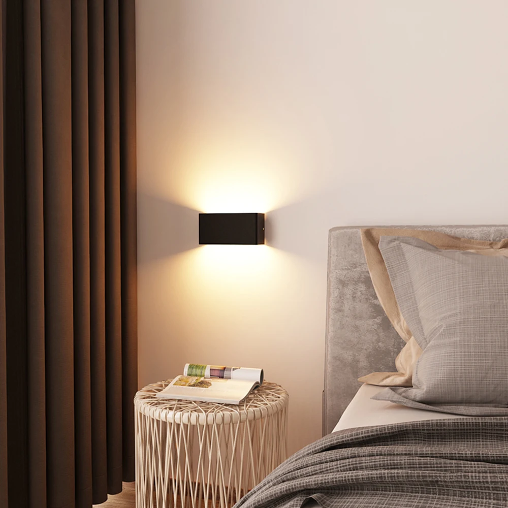 Koop Led Wandlamp Indoor Verlichting Kubus Moderne Woninginrichting Blaker Aluminium Lamp 10W Voor Bad Gang Slaapkamer Verlichting