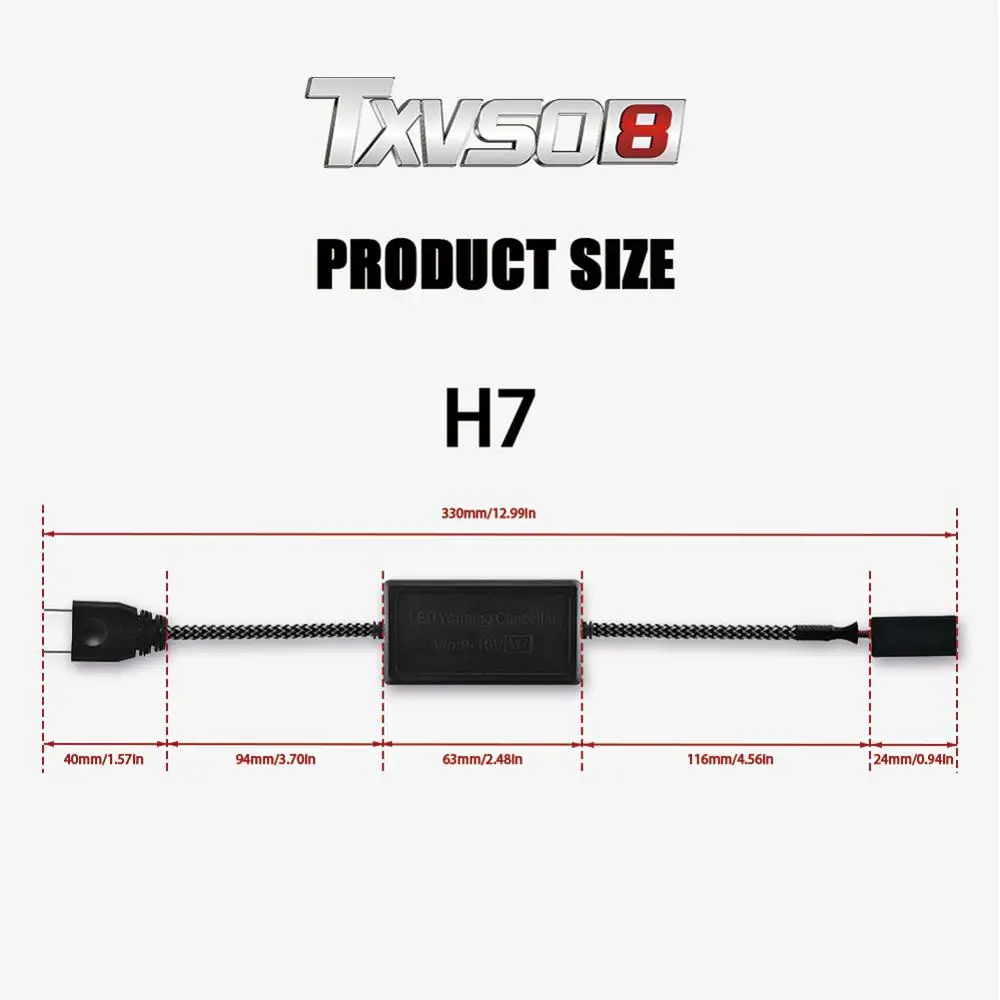 2 шт. Автомобильные светодиодные лампы H7|Аксессуары для фар авто| |