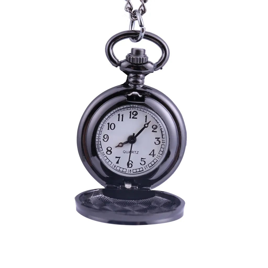 

Vintage Round Dial Quartz Small Pocket Watch Classical Roman Scale Pocket Watch