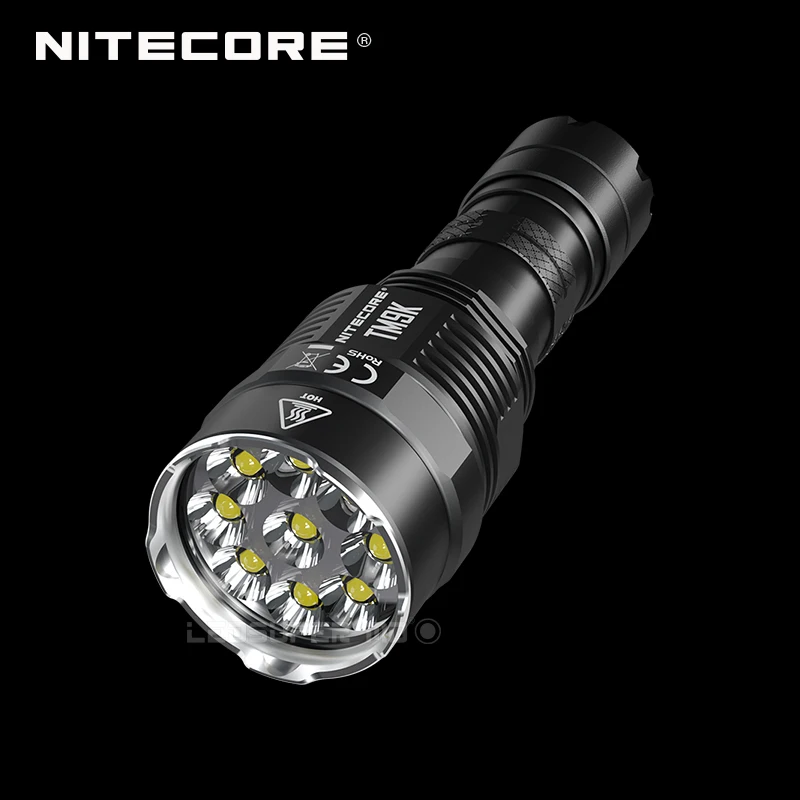 9500 люмен NITECORE TM9K 9 x CREE XP L HD V6 LED ультракомпактный тактический фонарик со