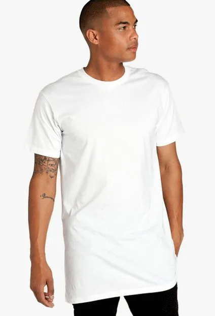 Хипфанди 2020 Крис Браун Мужская удлиненная Золотая футболка с боковой молнией