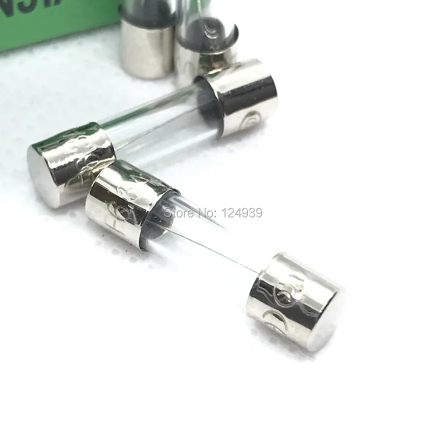 100 шт. 250 В 1.25A 1.5A 3.15A 6.3A 5x20 F1.25A F1.5A быстро Выдувное Стекло Предохранители F6.3A F3.15A 5*20 5