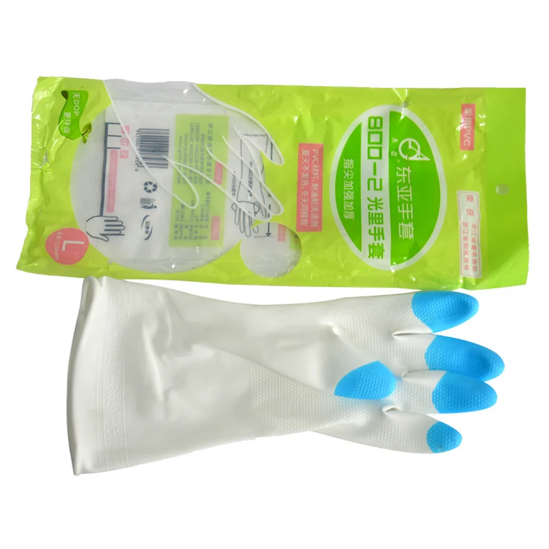 

3Pairs Latex Gloves Household Cleaning Gloves Housework Rubber Gloves dishwashing gloves PVC Gloves men women Kitchen Gloves