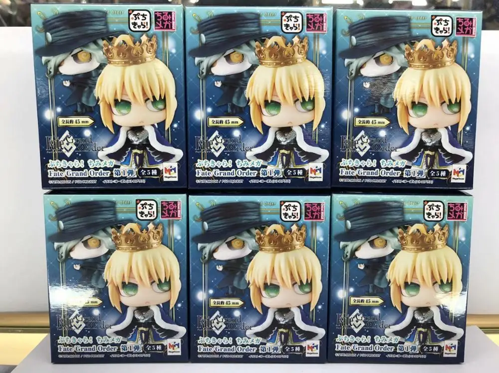 6 шт./компл. Fate Grand Order Fate FGO Saber Mash Kyrielight аниме фигурка ПВХ Новая коллекция Коллекция игрушечных фигурок