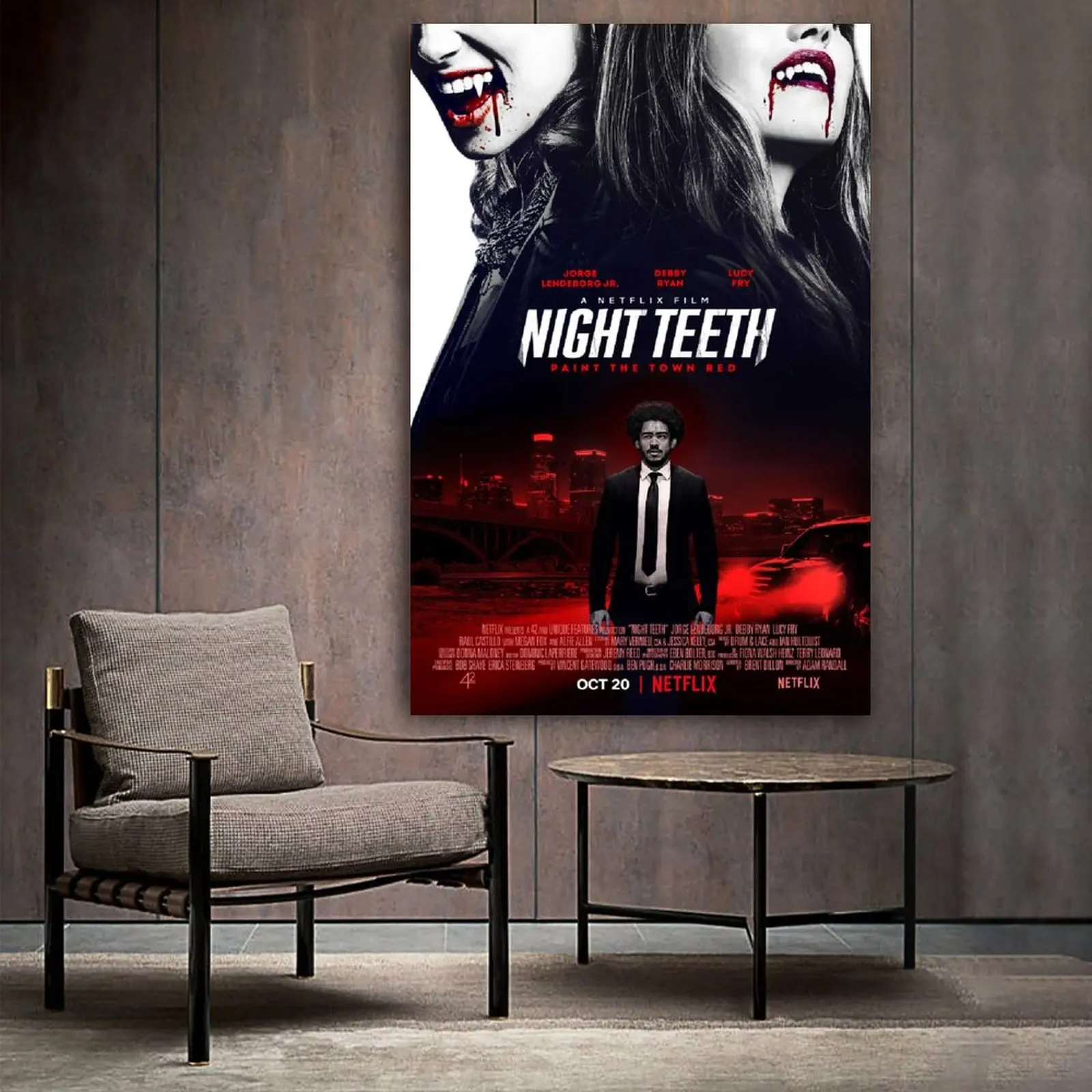 

Night Teeth Movie & TV Canvas Art Poster and Wall Art Picture Print Modern Family bedroom Decor Posters