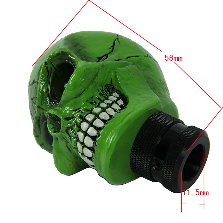 Ручка переключения передач POSSBAY С Вырезанным человеческим черепом