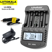 liitokala lii nd4 lii nl4 smart battery charger for 8 4 v li ion 9v1 2v ni mh ni cd aa aaa batteries and test battery capicity