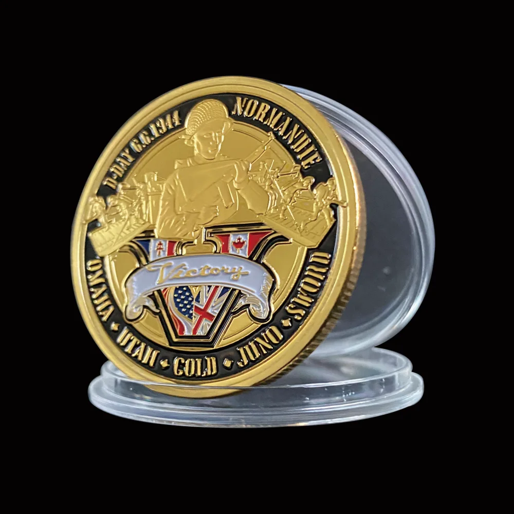 

D-Day 6.6.1944 Gold Coin Victory Of Normandie Landing For Collect
