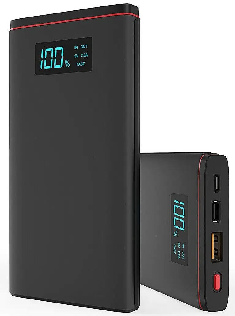 

12000 MAH Quick Charge Portable Power Bank with LED - Universal for Cell Phone