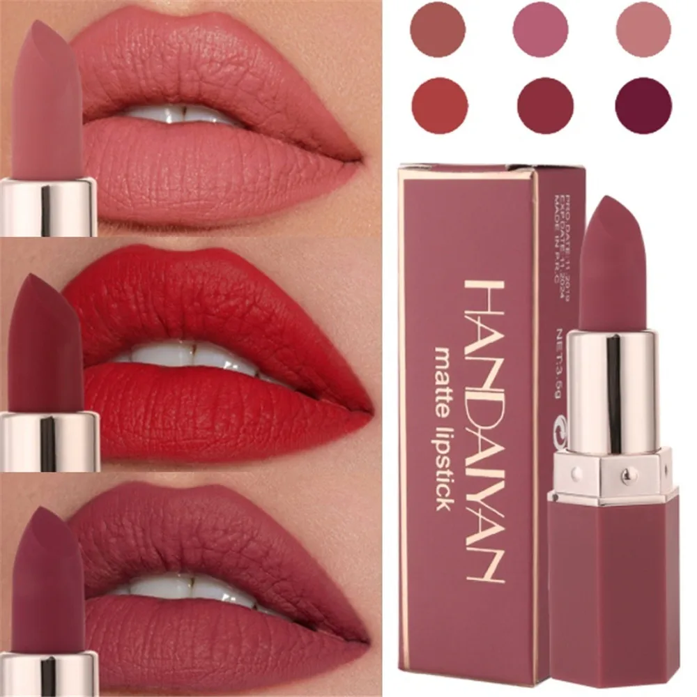 Помада для макияжа Профессиональная Матовая разноцветная долговечная