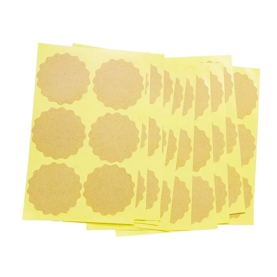 100 шт./лот 5 см винтажные пустые и кружевные крафт этикетки наклейки сделай сам