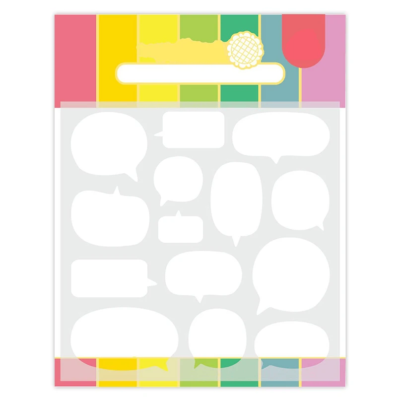 Новинка 2021 года пластиковая защитная пластина трафарет для создания фоновой