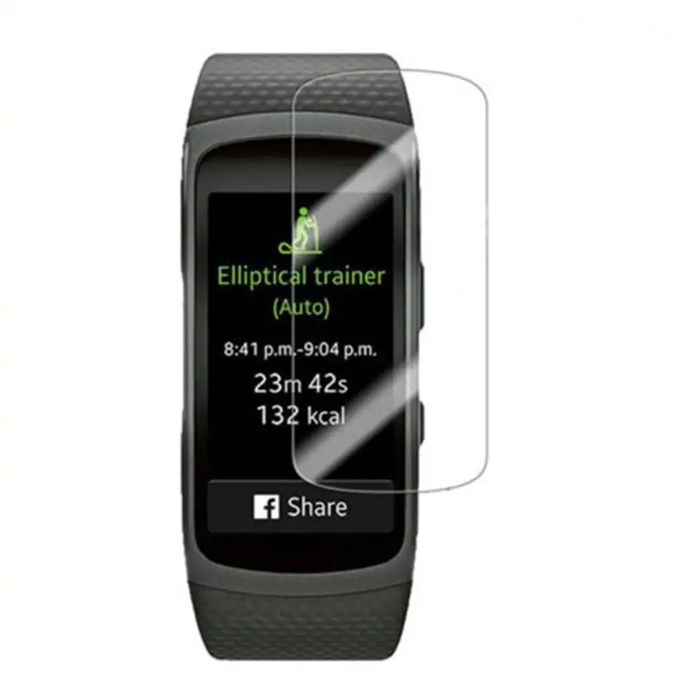Смарт часы из закаленного стекла для Samsung Gear Fit 2 / Fit2 Pro смарт браслет Мягкий ТПУ 5 HD