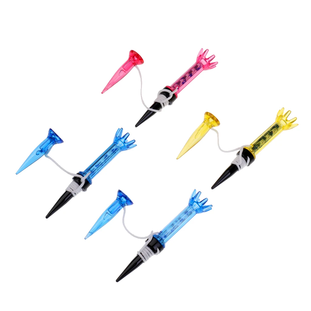 

4Pcs Magnetic Flexible & Durable Lift Golf Tee 80mm Improving Distance