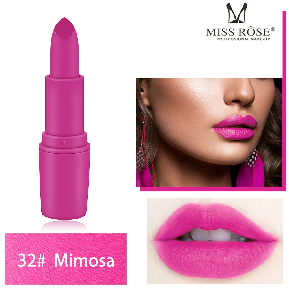 1 шт. Сексуальная фиолетовая матовая губная помада стойкая Водонепроницаемая