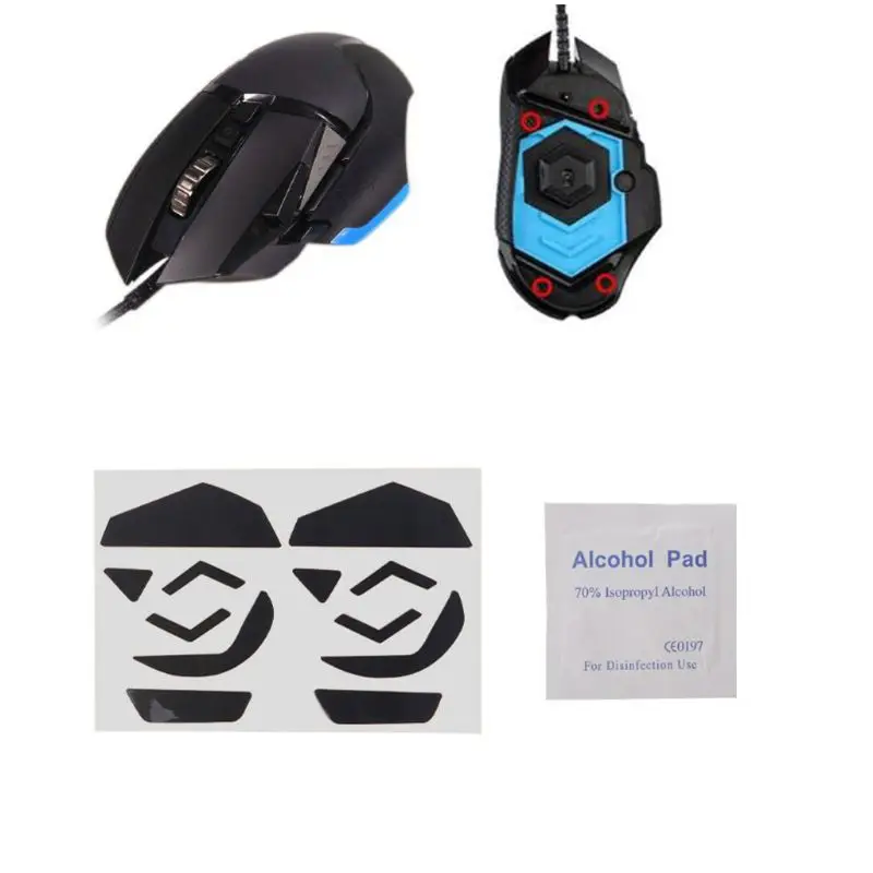 2 комплекта 0 6 мм коньки для мыши наклейки коврик Logitech G502 мышь|Коврики мышей| |