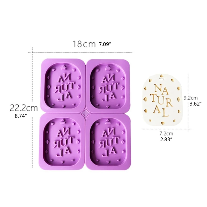 

DIY Stereo Molds with Hanging Hole Tasteless Silicone Craft Tools Home Decorations for Making Creative Soap Candle