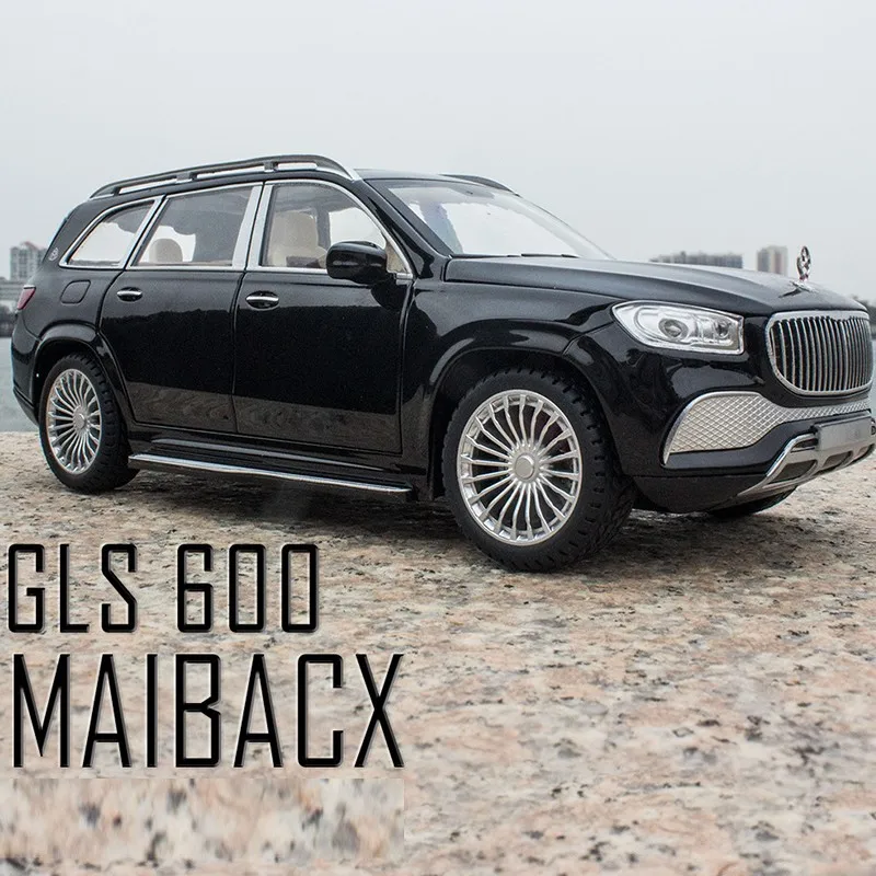 Модель автомобиля из сплава Maybach GLS 600 1:24 имитация сцепного колеса детская