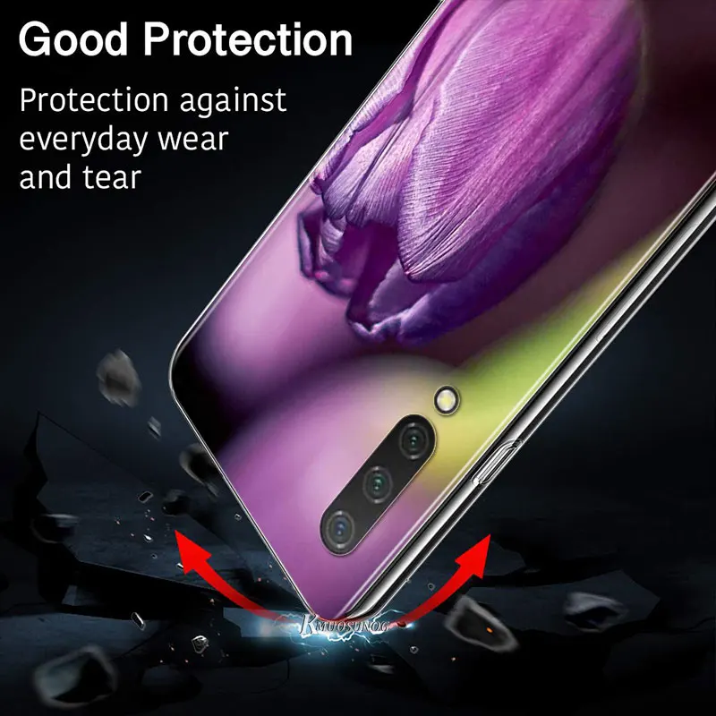 

sweet Tulip flower for Xiaomi Mi11 10T Note10 Ultra 5G 9 9T SE 8 A3 A2 6X Pro Play F1 Lite 5G Transparent Phone Case