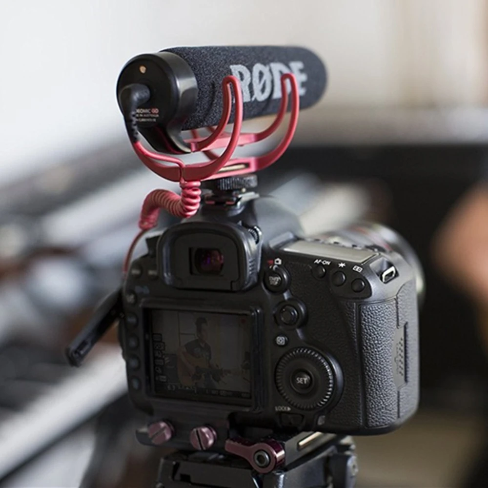 Микрофон для камеры RODE Go дробовик Canon Nikon SLR микрофон VideoMic видеомикрофон |