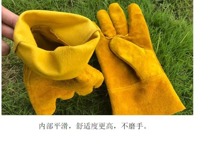 Перчатки с гусеницами кожаные перчатки для пчеловодства одежда плотные