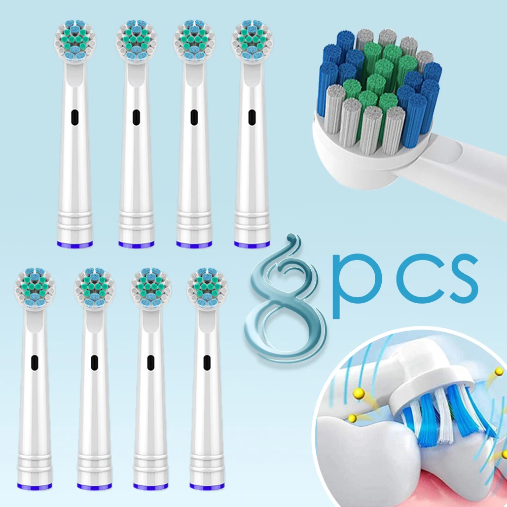 

Насадки сменные для электрической зубной щетки oral-b, 8 шт.
