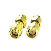 100pcs sma male to rp sma male with female pin rf coax adapter coupler straight goldplated new wholesale sma connector