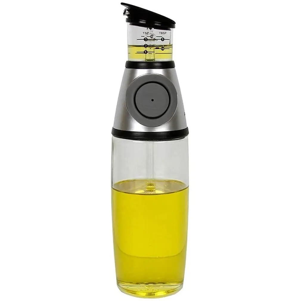 

Kitchen Scale Controllable Metering Push Type Healthy Oil Bottle Push-type Oil Can Kitchen Supplies Bottle