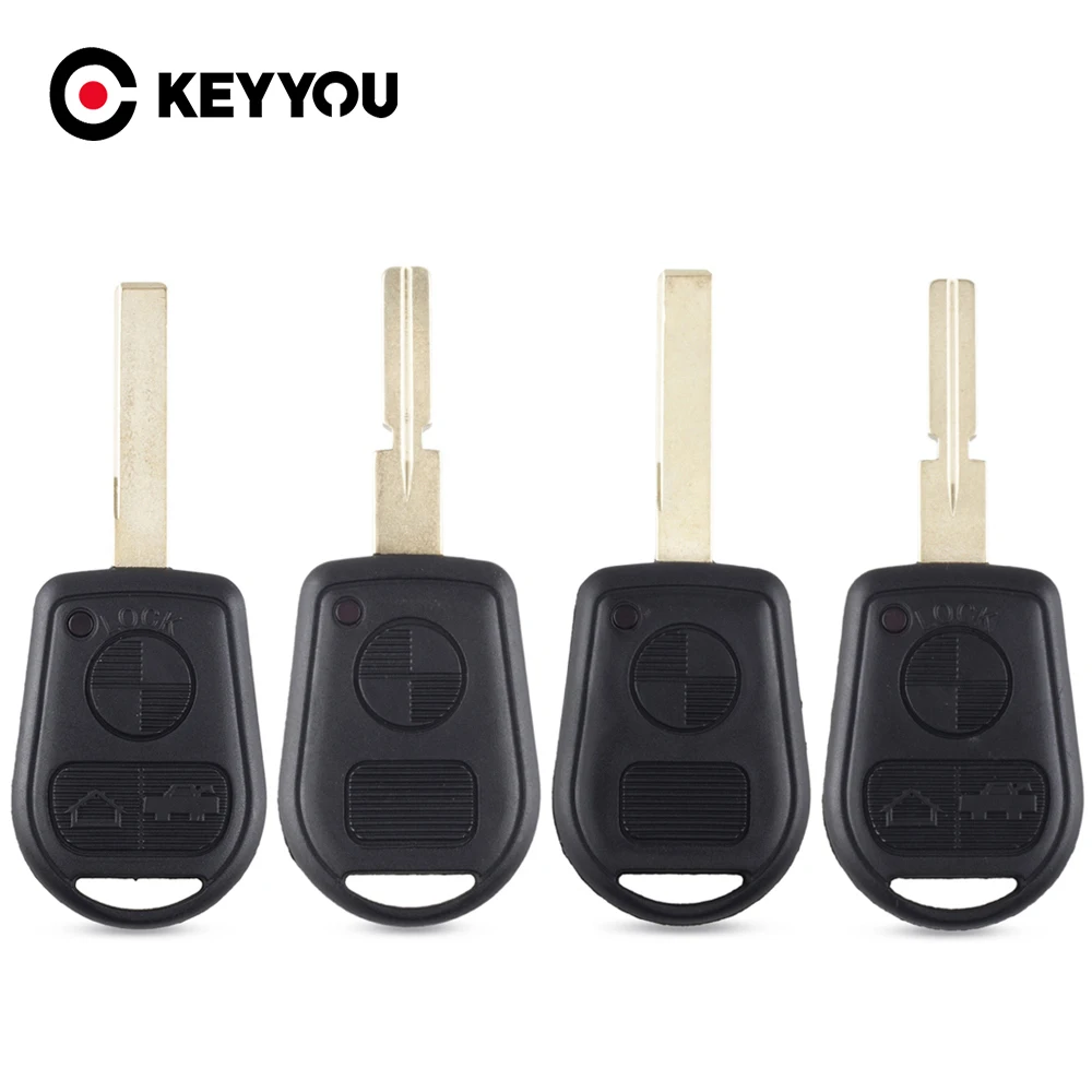 KEYYOU 2/3 кнопки дистанционный Автомобильный ключ оболочка брелок необработанный