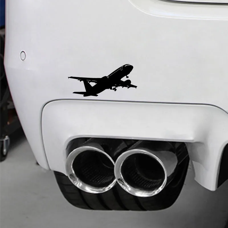 

18cmX8.5cm Extraordinary Bright Flight Plane Is about To Take Off Vinyl Car Sticker Decal Clear New Tide Pattern