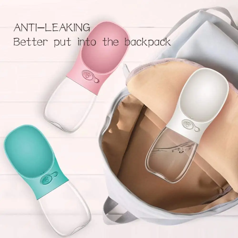 Портативная бутылка для воды собак поилка маленьких и больших питомцев уличная