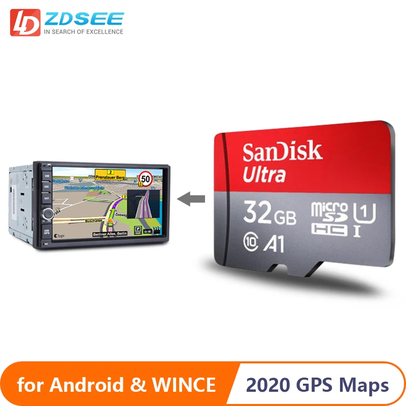 GPS карта для 2 din автомобильное радио android Sygic навигационные карты бесплатное