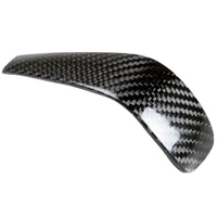 carbon fiber gear shift handle sleeve cover stickers for bmw 1 3 series e90 e92 e87 x1 e84 auto interior accessories
