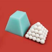 silicone spherical pyramid candle molds 3d handmade bubble cube rubiks scented candle molds soap candles mold clay resin moul