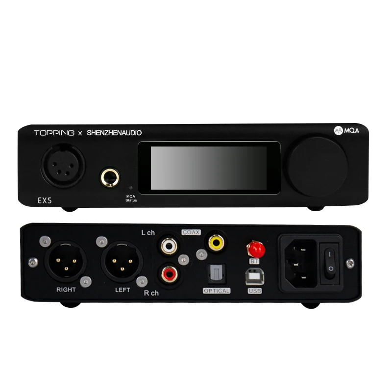 Усилитель декодер TOPPING EX5 MQA Dual ES9038Q2M DAC & AMP Bluetooth 5 0 LDAC DSD512 PCM768kHz XLR