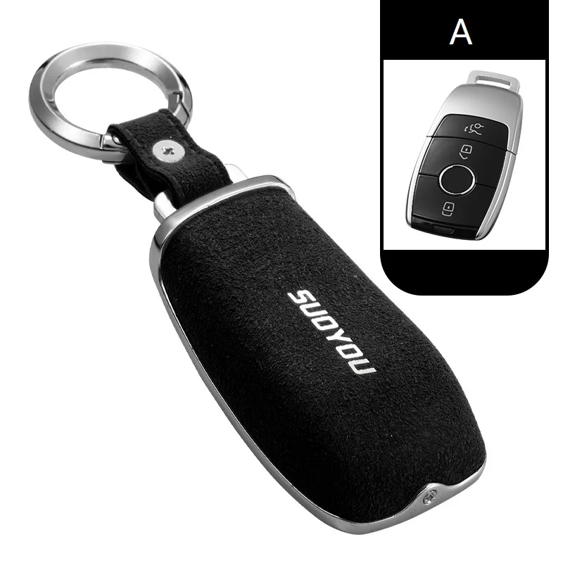 Чехол для автомобильного ключа чехол из натуральной кожи оцинкованный сплав