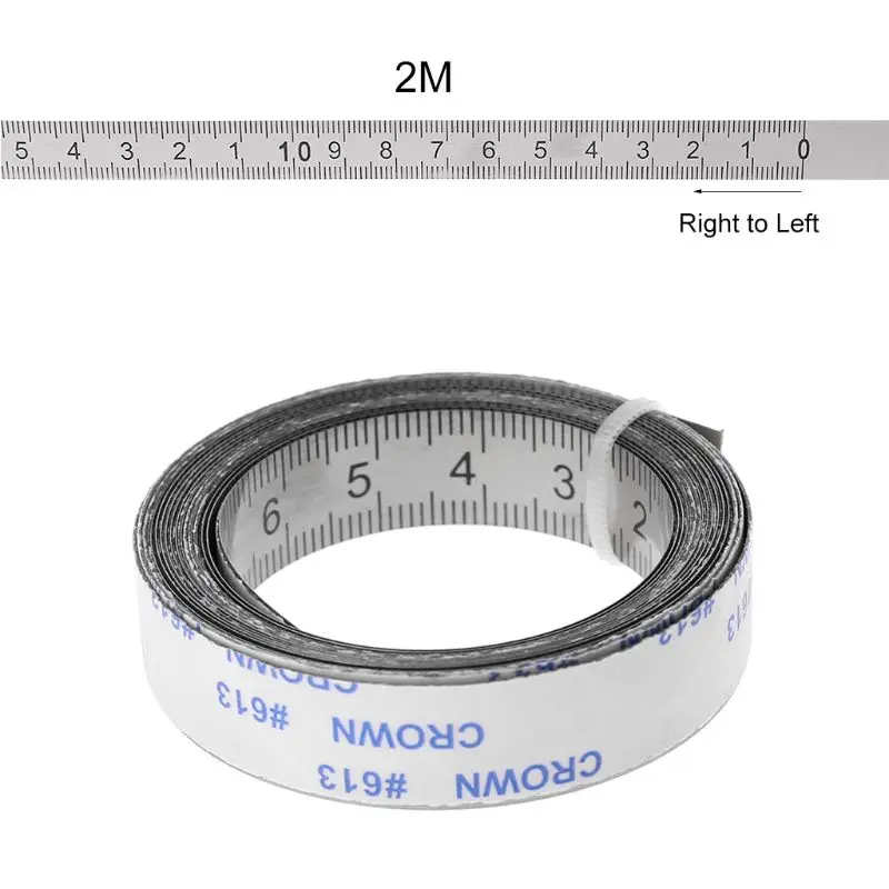 Самоклеящаяся Метрическая рулетка измерительная лента из нержавеющей стали 1 м-3