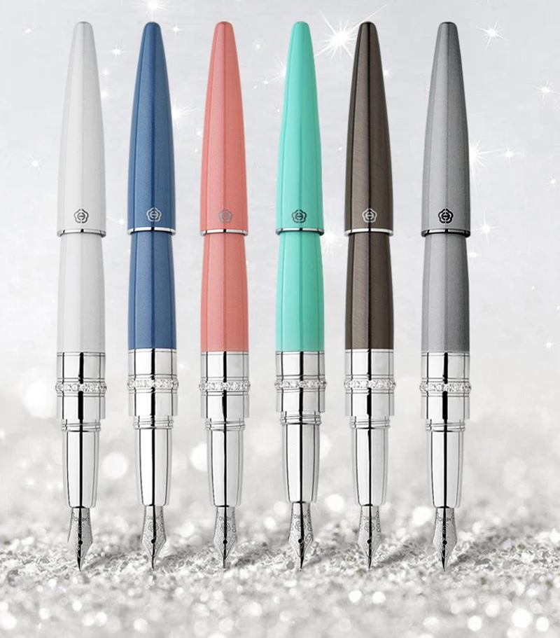

Hero Fashion Exquisite Ladies Fountain Pen Fine Nib 0.5mm Professional Super Smooth Multicolor For Choice Writing Ink Pen