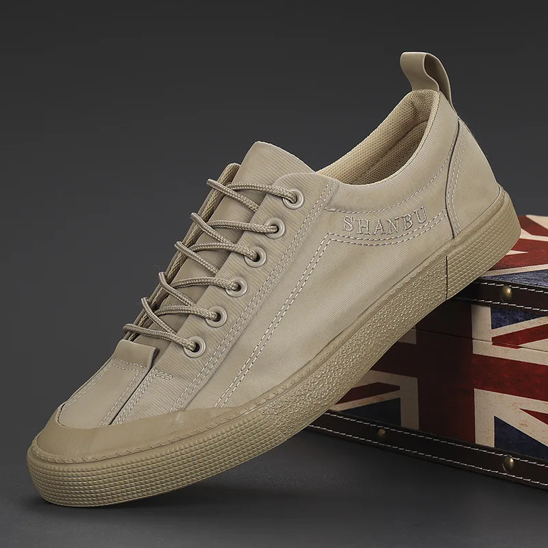 

2020 New Men Casual Shoes Mens Canvas Shoes for Men Shoes Men Fashion Flats Brand Fashion Men's Driving Shoes Men Shoes