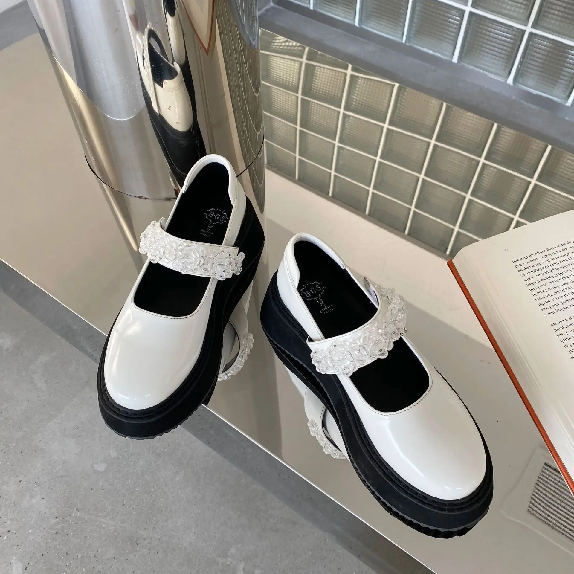 

Low Heels Shoes Woman Flats Dress Rome PU Rubber Basic Fabric Shoes Woman Flats Low Heels Dress PU Rome Fabric Basic