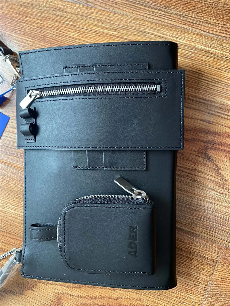 

Adererror Messenger Bag Men Women Functional Ader Error Backpack Adererror Multifunctional Carrying Case Pure Cowhide Bag