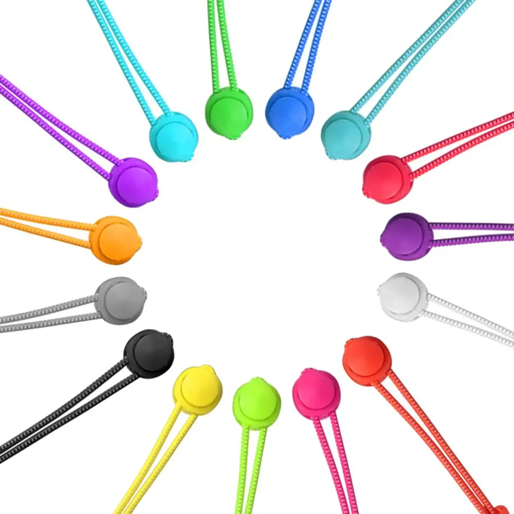 1 пара 100 см без галстука резиновые латексные круглые шнурки для ботинок кожаные