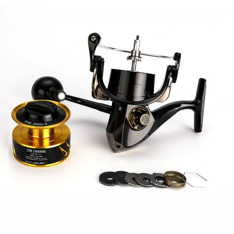 Спиннинговая катушка MADMOUSE рыболовная для морской рыбалки SW4000XG SW6000HG SW10000HG 11 + 1