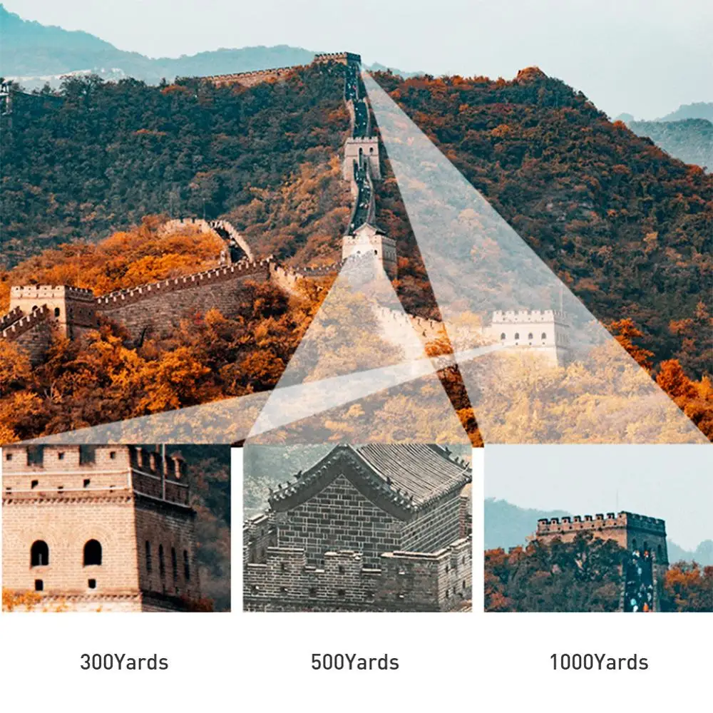 

10X50 Auto Focus Binocular High Powerful Binocular Telescope Waterproof Military Binoculars Army Green telescopio for Outdoor Hu