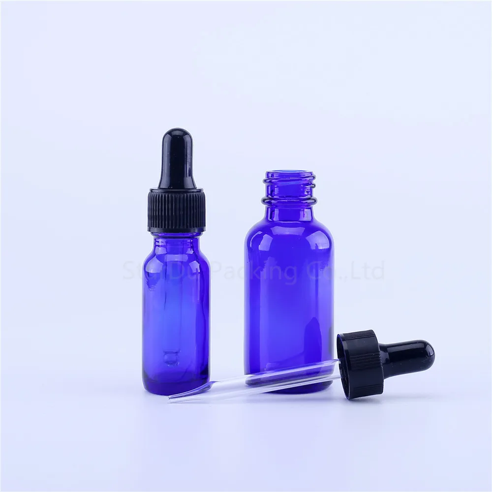 Стеклянная бутылка с пипеткой пустая Бостонская Бутылка объемом 60 куб. См 15 мл 30