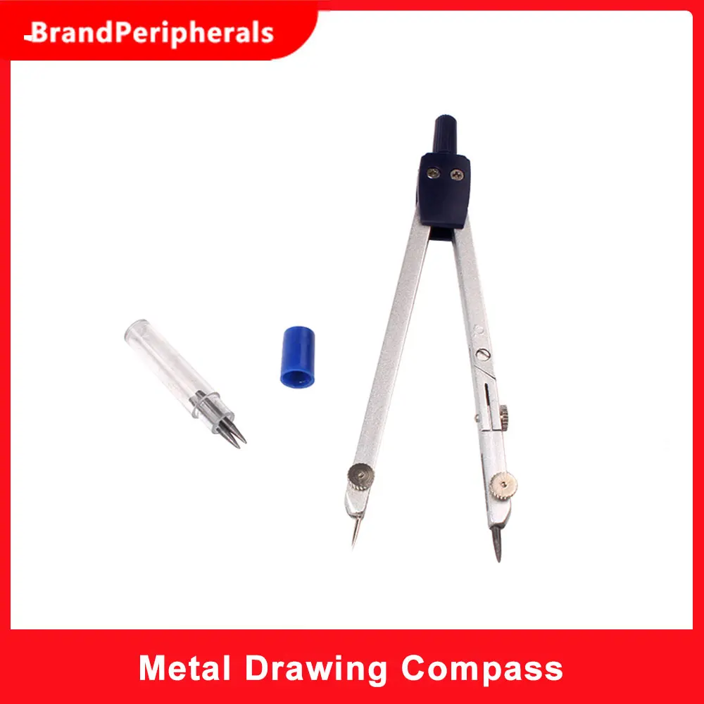 Профессиональный Металлический Компас для рисования чертежный инструмент со