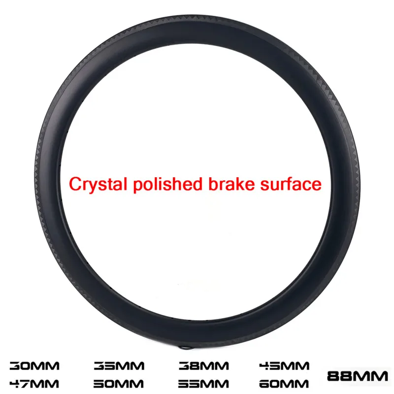 ELITEWHEELS 700c Углеродные Диски 30/35/38/45/47/50/55/60/88 мм UD Отделка кристально полированная