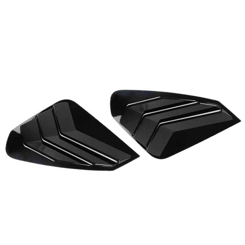 

Car Rear Side Window Louvers Shutter Cover Blinds Scoop Air Vent Cover Trim for Toyota RAV4 2019 2020 2021