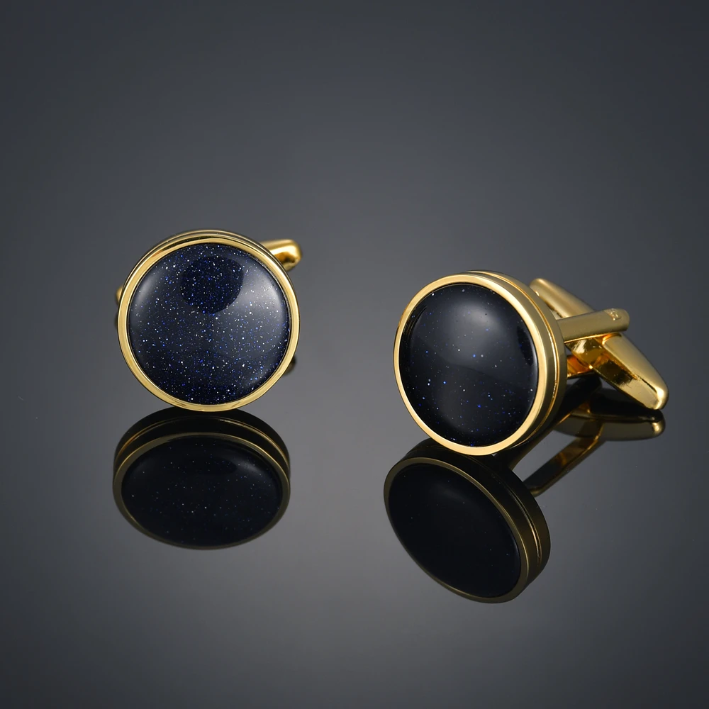

Novelty High Quality Business Men's Cufflinks Creative Round Starry Sky Cuff Links Wedding Accessories Fashion Gifts for Men